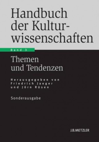 Książka Handbuch Der Kulturwissenschaften Friedrich Jaeger