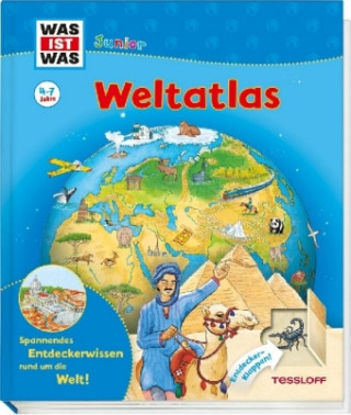 Carte WAS IST WAS Junior Weltatlas für Kinder Heike Herrmann