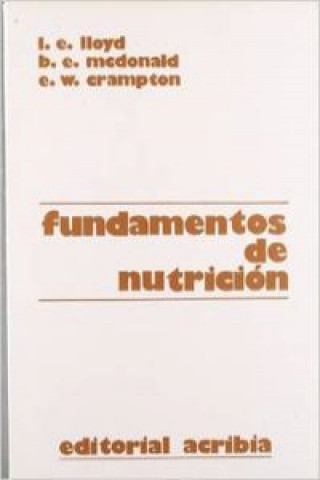 Kniha Fundamentos de nutrición L. E. Lloyd