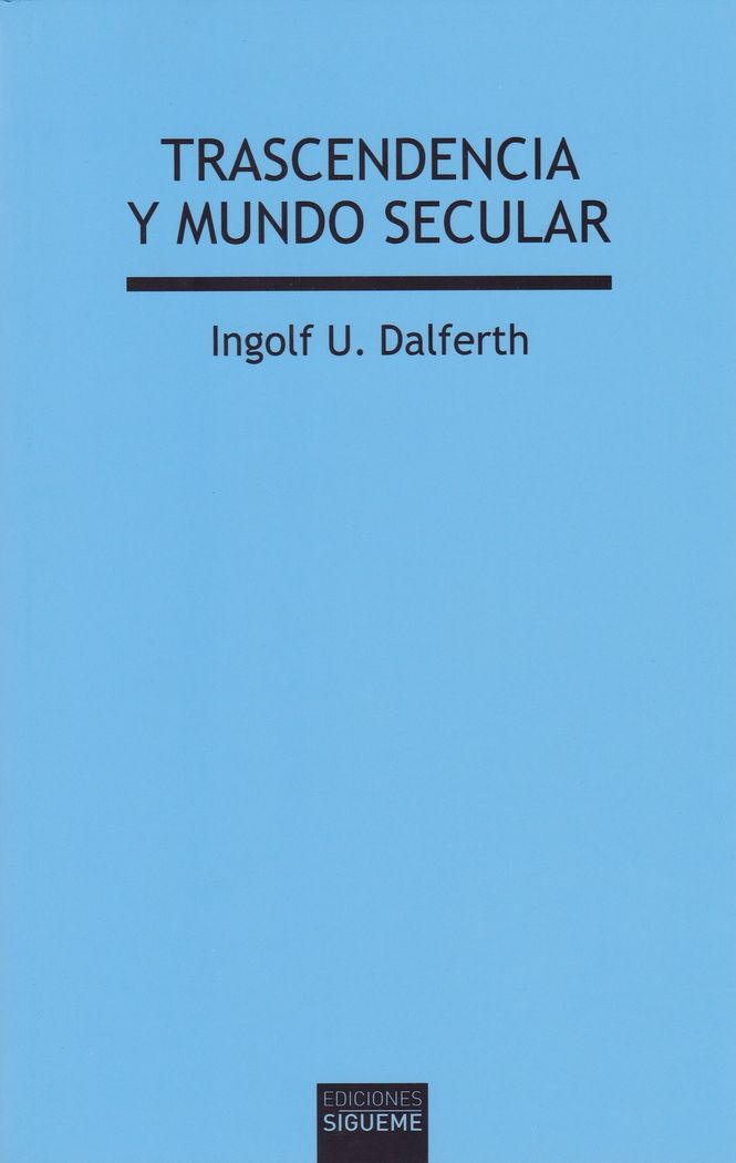 Buch TRASCENDENCIA Y MUNDO SECULAR 