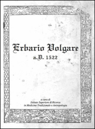 Kniha Erbario volgare a.D. 1522 Anonimo