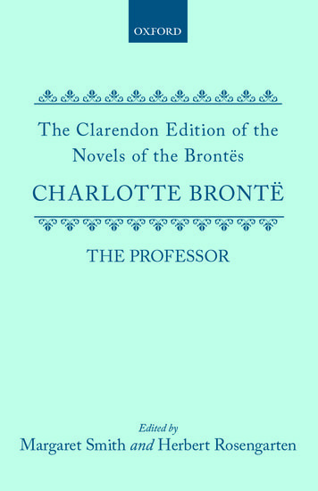 Könyv Professor Charlotte Bronte