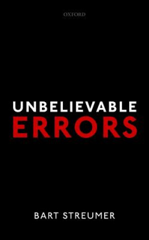 Livre Unbelievable Errors Bart Streumer