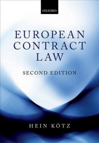 Knjiga European Contract Law Hein Kotz