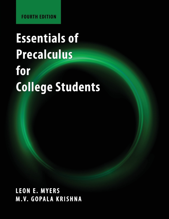 Knjiga Essentials of Precalculus for College Students LEON E. MYERS