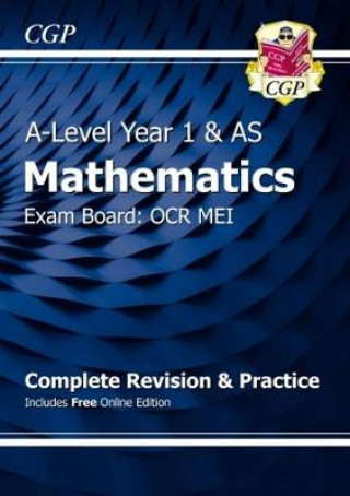 Kniha AS-Level Maths OCR MEI Complete Revision & Practice (with Online Edition) CGP Books