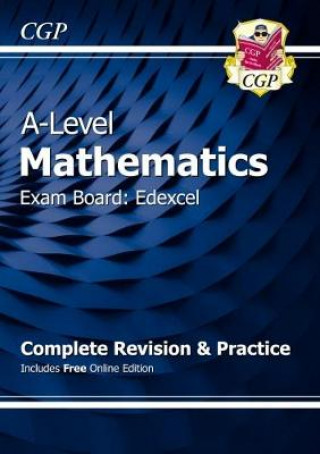 Kniha New A-Level Maths Edexcel Complete Revision & Practice (with Online Edition & Video Solutions) CGP Books