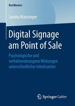 Knjiga Digital Signage am Point of Sale Sandra Manzinger