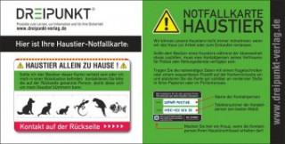 Книга Notfallkarte 'Haustier' 