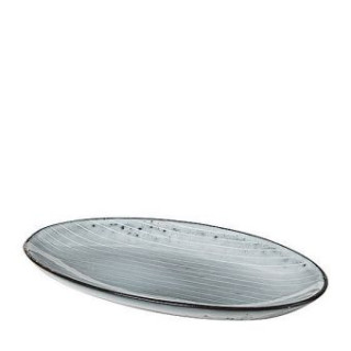 Játék Broste copenhagen Platte Nordic Sea, Keramik Graublau, 13,6 cm 