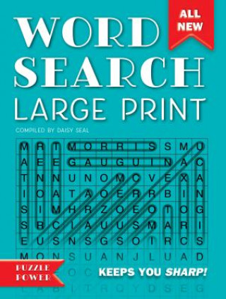 Carte Word Search Large Print Daisy Seal