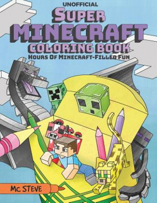 Book Super Minecraft Coloring Book MC Steve
