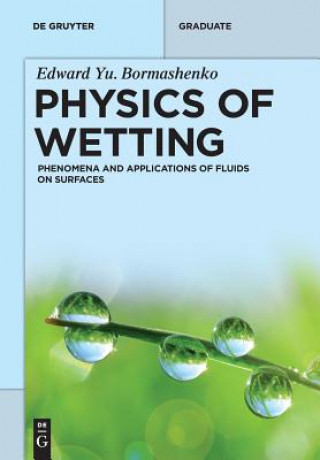 Książka Physics of Wetting Edward Yu. Bormashenko