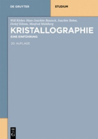 Libro Einfuhrung in Die Kristallographie Will Kleber