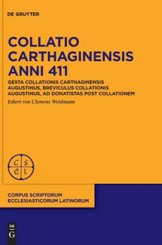 Kniha Collatio Carthaginensis anni 411 Augustinus