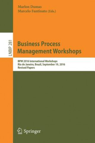 Kniha Business Process Management Workshops Marlon Dumas