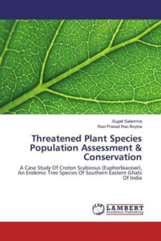 Kniha Threatened Plant Species Population Assessment & Conservation Sugali Salamma