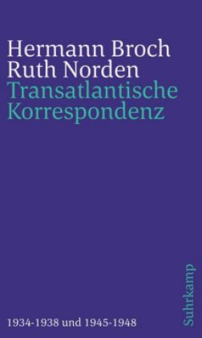 Kniha Transatlantische Korrespondenz Hermann Broch