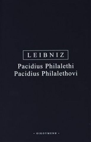 Kniha Pacidius Gottfried Wilhelm Leibniz