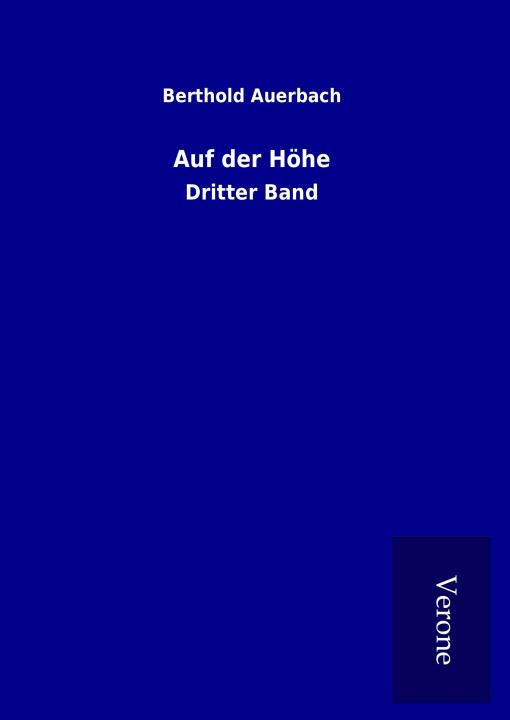 Libro Auf der Höhe Berthold Auerbach