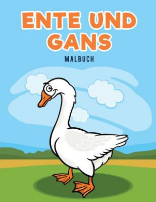 Kniha Ente und Gans Malbuch Coloring Pages for Kids