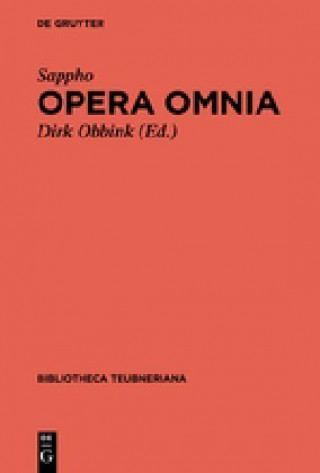 Kniha Opera omnia Sappho