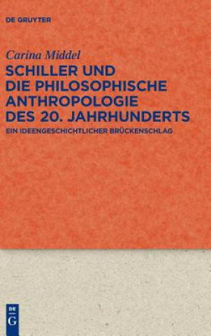 Kniha Schiller Und Die Philosophische Anthropologie Des 20. Jahrhunderts Carina Middel