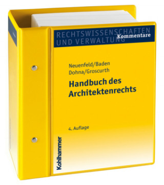 Buch Handbuch des Architektenrechts Klaus Neuenfeld