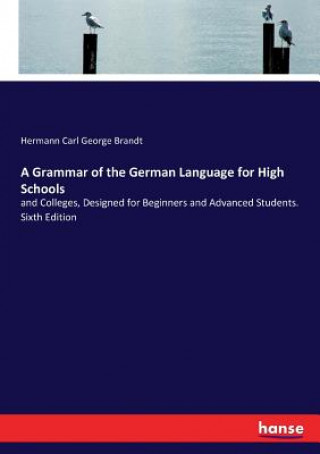 Kniha Grammar of the German Language for High Schools Hermann Carl George Brandt