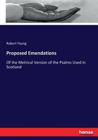 Kniha Proposed Emendations Robert Young