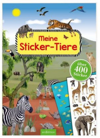 Книга Meine Sticker-Tiere Ingrid Bräuer