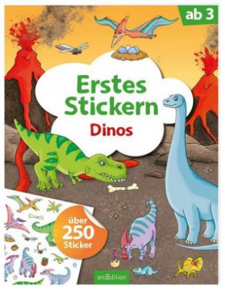 Kniha Erstes Stickern - Dinos Sebastian Coenen
