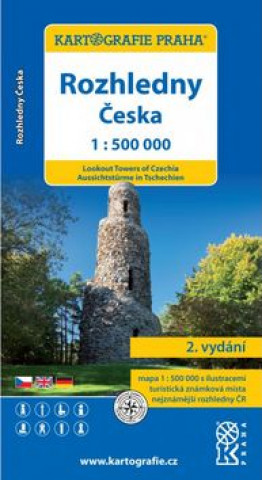 Articles imprimés Rozhledny Česka 1:500 000 