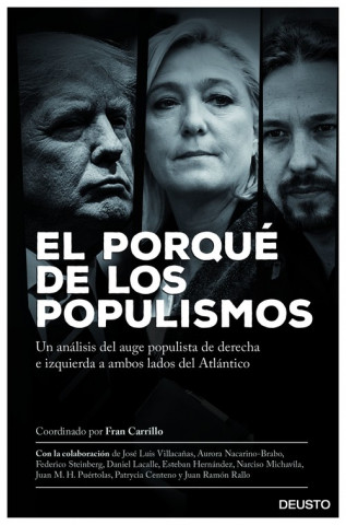 Carte El porqué de los populismos : un análisis del auge antisistema de derecha e izquierda a ambos lados del Atlántico FRAN CARRILLO