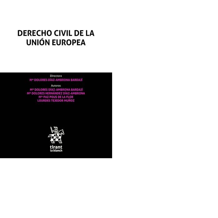 Knjiga Derecho Civil de la Unión Europea Díaz Ambrona Bardají