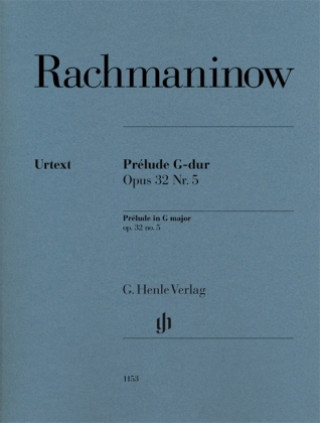 Kniha Prélude G-dur op. 32,5 Sergej Rachmaninow
