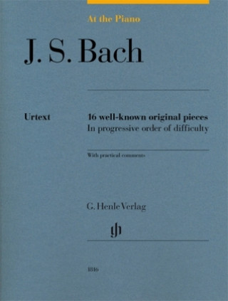 Kniha At the Piano - J. S. Bach Johann Sebastian Bach