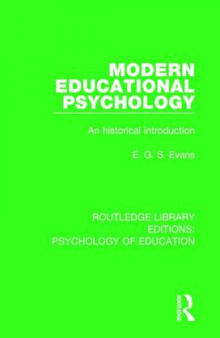 Livre Modern Educational Psychology E. G. S. Evans