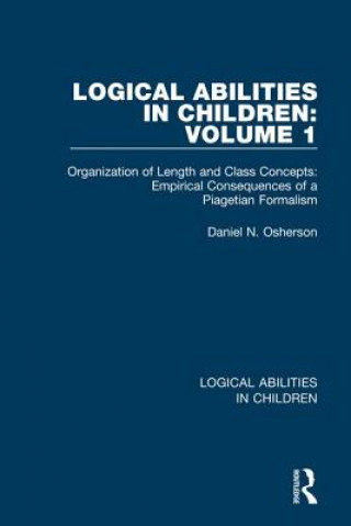 Könyv Logical Abilities in Children: Volume 1 Daniel N. Osherson