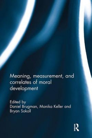 Książka Meaning, measurement, and correlates of moral development 