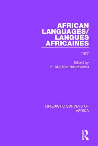 Könyv African Languages/Langues Africaines NWACHUKWU