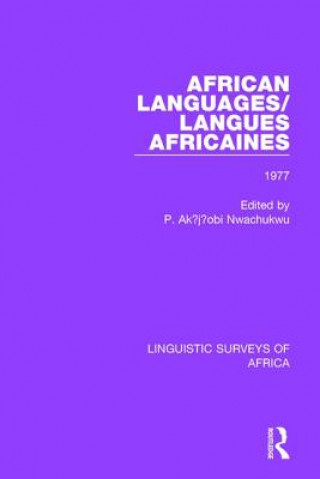 Książka African Languages/Langues Africaines NWACHUKWU