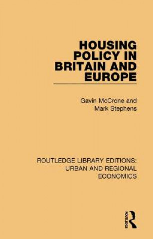 Buch Housing Policy in Britain and Europe Gavin McCrone
