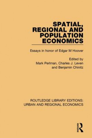 Knjiga Spatial, Regional and Population Economics 