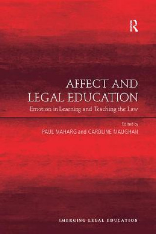 Kniha Affect and Legal Education Caroline Maughan