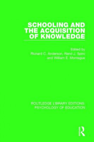 Kniha Schooling and the Acquisition of Knowledge 