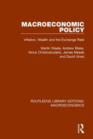 Kniha Macroeconomic Policy Martin Weale