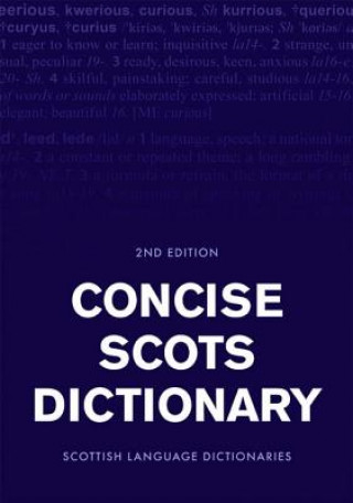 Knjiga Concise Scots Dictionary Scottish Language Dictionaries