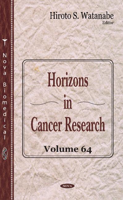 Libro Horizons in Cancer Research 