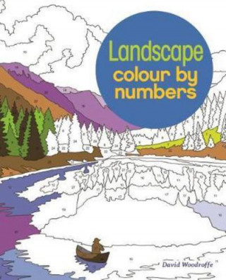 Carte Landscapes Colour by Numbers Martin Woodroffe